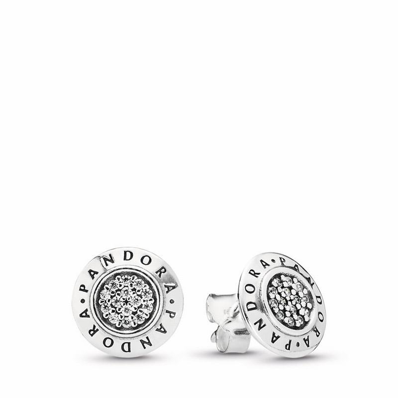 Pandora Signature Stud Earrings Sale NZ, Sterling Silver (263489-GSX)